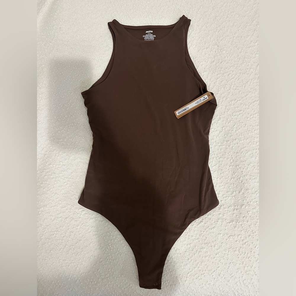 NWT SKIMS High Neck Bodysuit